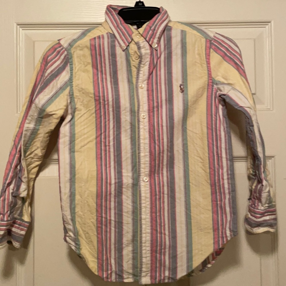 Ralph Lauren,button down, multi colored, S(8)
